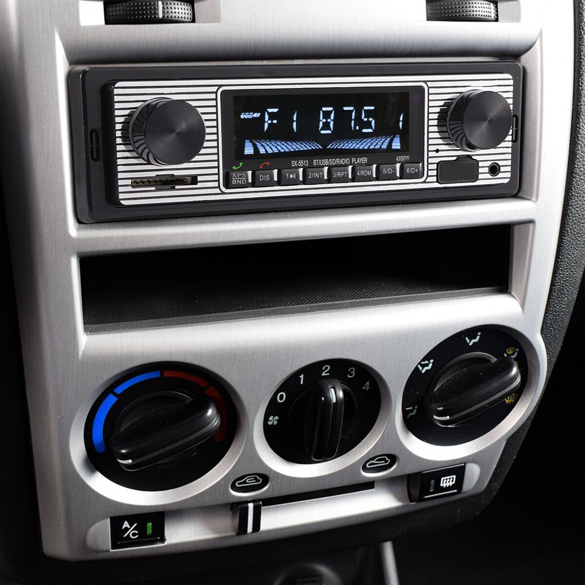Bluetooth Vintage Car FM Radio MP3 Player USB Classic Stereo Audio Receiver LOT
