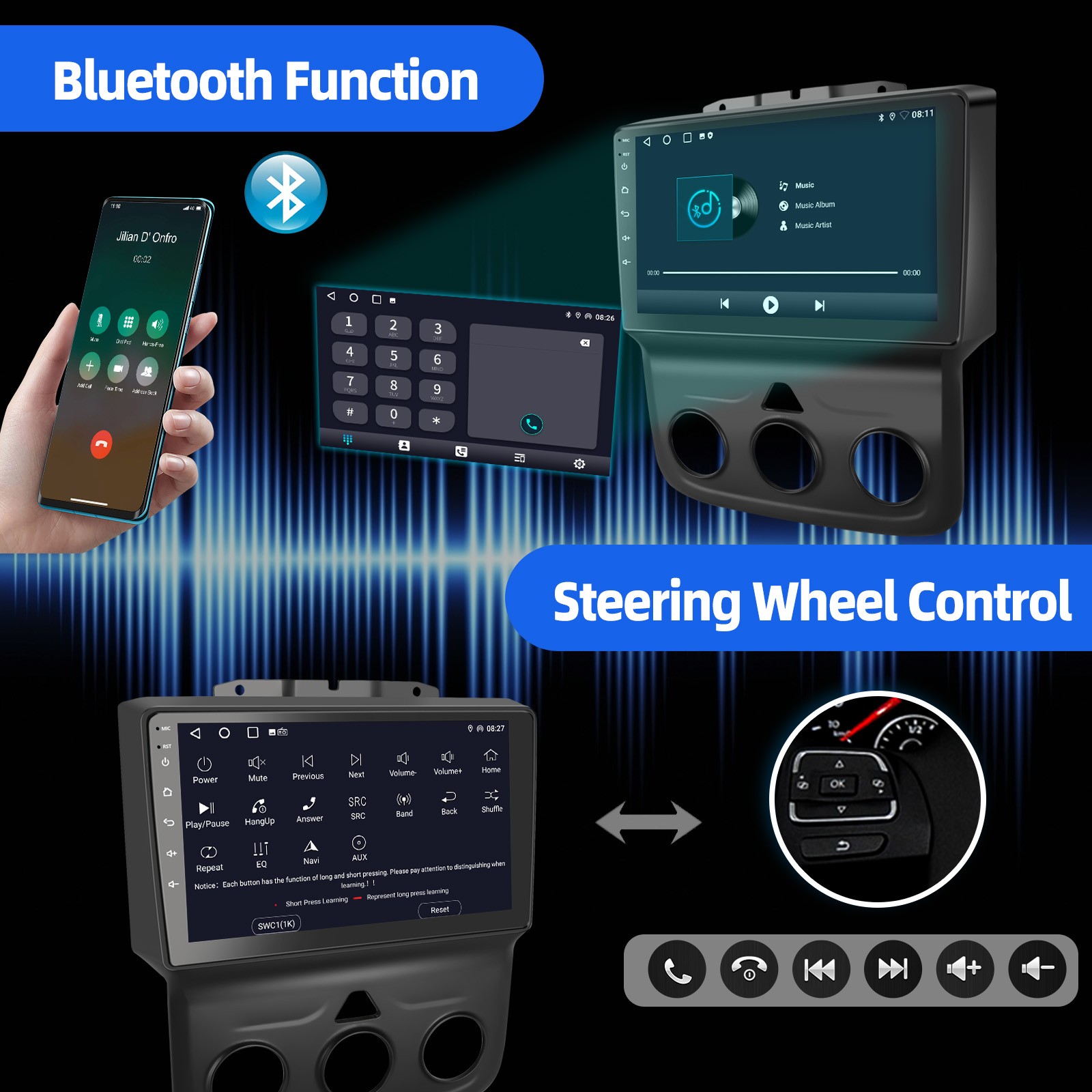 Android 16 Car Stereo for Dodge RAM 1500 2500 3500 2013 2014 2015 2016 2017 2018
