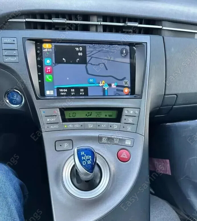 For Toyota Prius 2010-2015 Apple Carplay Car Stereo Radio Navi GPS BT Android 15