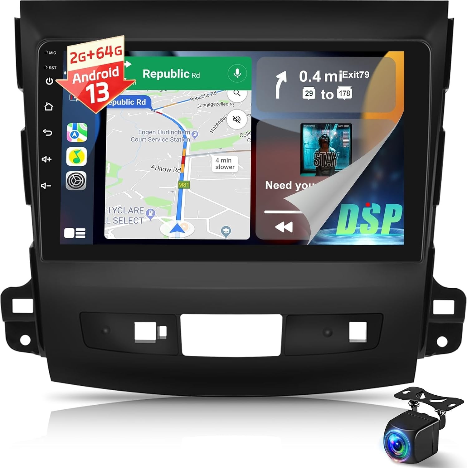 2+64G Android Mitsubishi Outlander 2/Peugeot 4007/Citroen C-Crosser 2008-2015