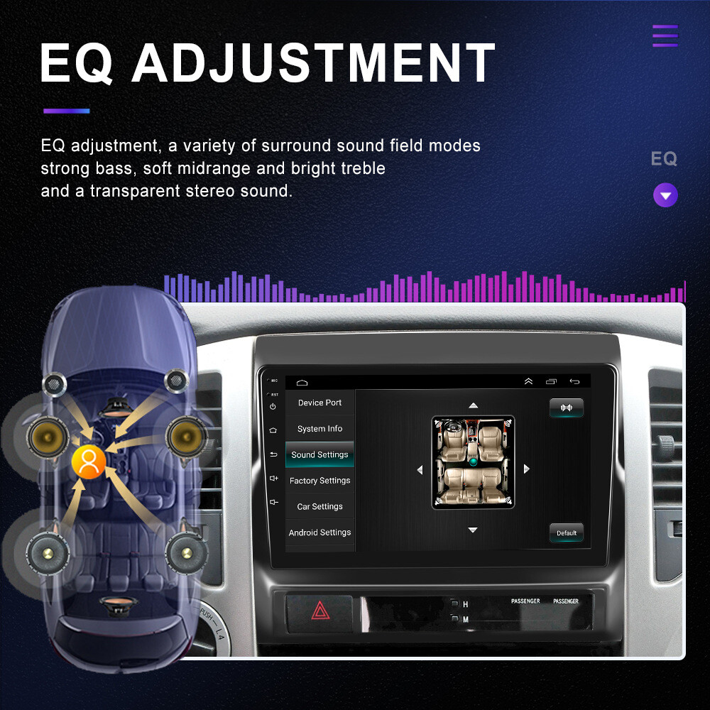 Android 12 Auto Radio Estéreo CarPlay GPS para Toyota Tacoma 2005-2013 4+64GB