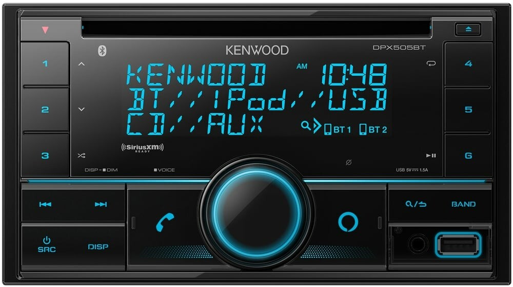 Kenwood DPX505BT CD Multimedia Receiver with SiriusXM Tuner