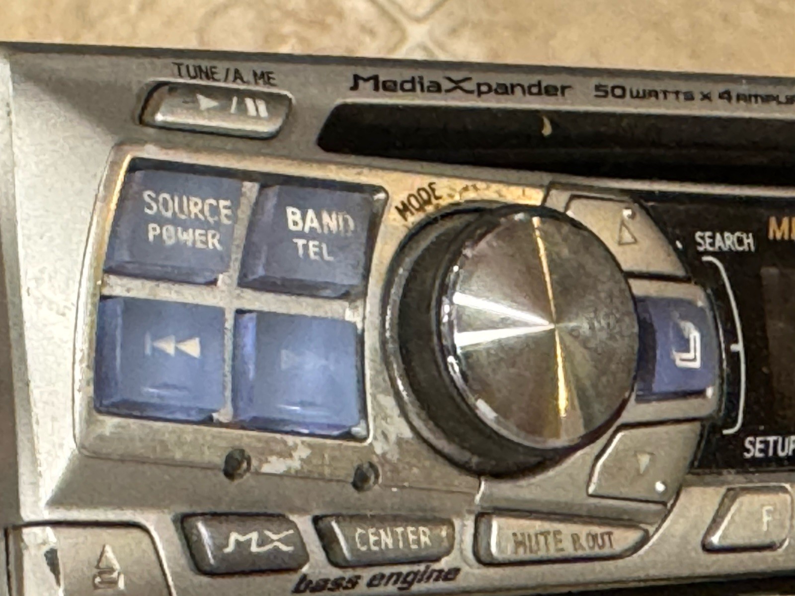 Alpine CDA-9807 CD Player In Dash Receiver Untested /Parts Repair
