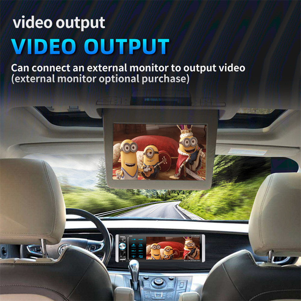 5.1in 1DIN Car Stereo Radio Touch Screen Bluetooth MP5 Player Carplay USB Camera