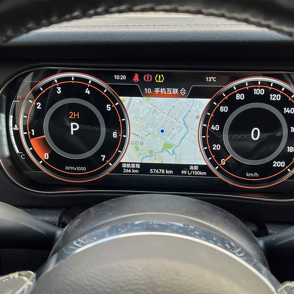 12.3″ For Jeep Wrangler 2018-2022 Instrument Cluster