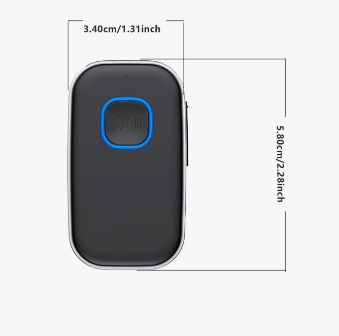 Bluetooth Receiver for Car, Noise Cancelling 3.5mm AUX Bluetooth Car Adapter
