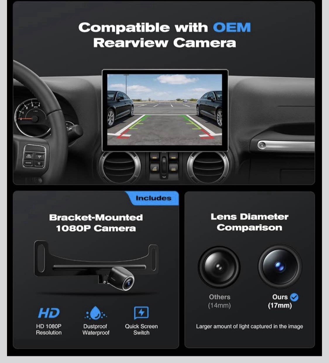 11.5 Inch Android Car Radio for Jeep Wrangler JK 2007-2018, Bluetooth, GPS
