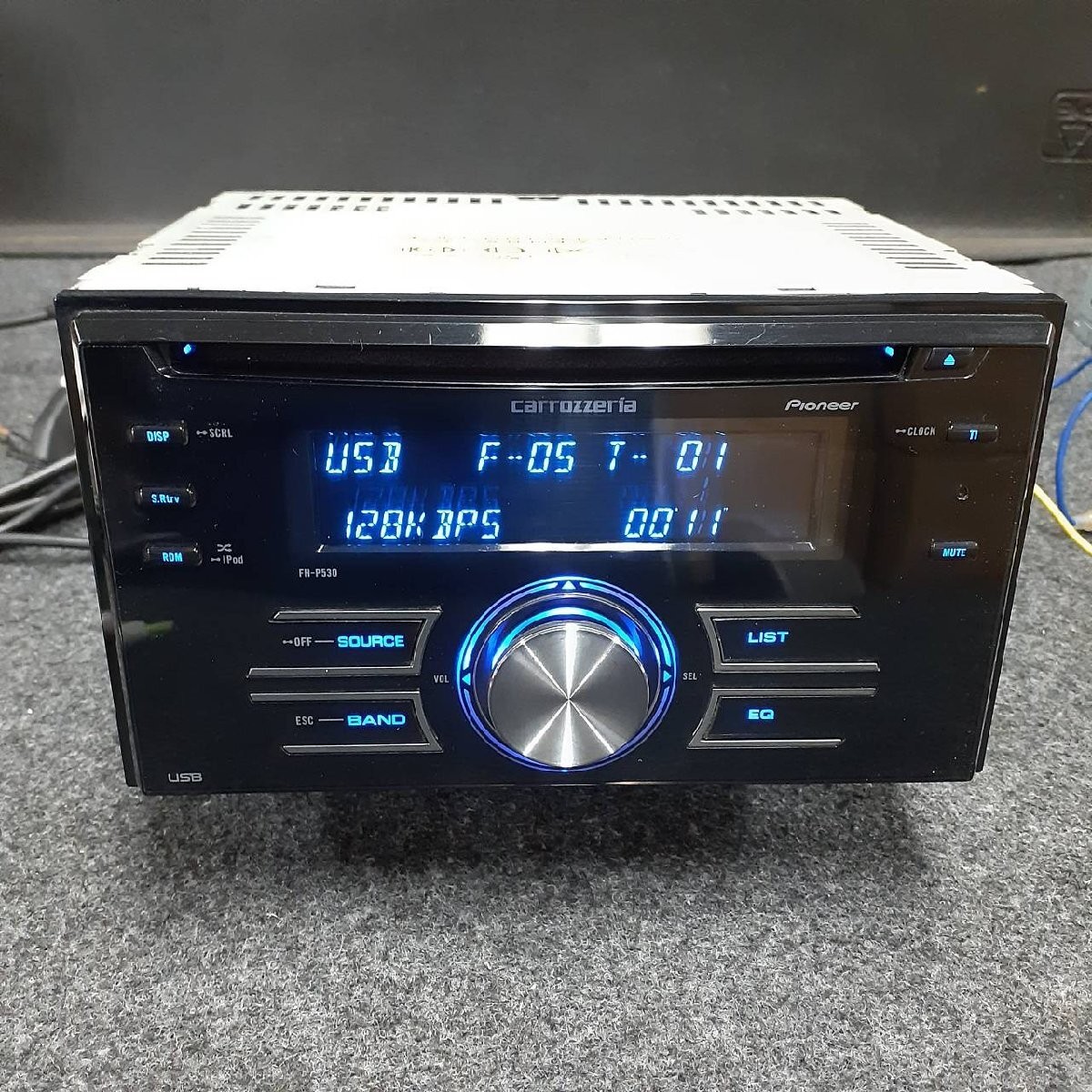 Carrozzeria FH-P530 2DIN USB AUX CD Receiver Excellent JAPAN