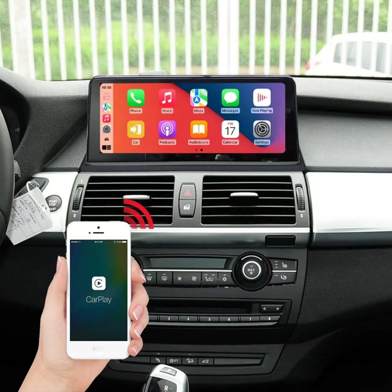 10.25” Carplay/Android Auto TouchscreenFor BMW X5 X6 CIC E70 E71 2011-2013