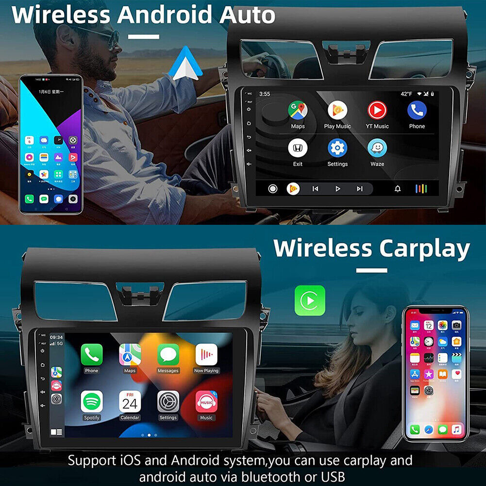 4Core 2GB+64GB Android 13.0 Car Stereo Radio Carplay For 2013-2018 Nissan Altima