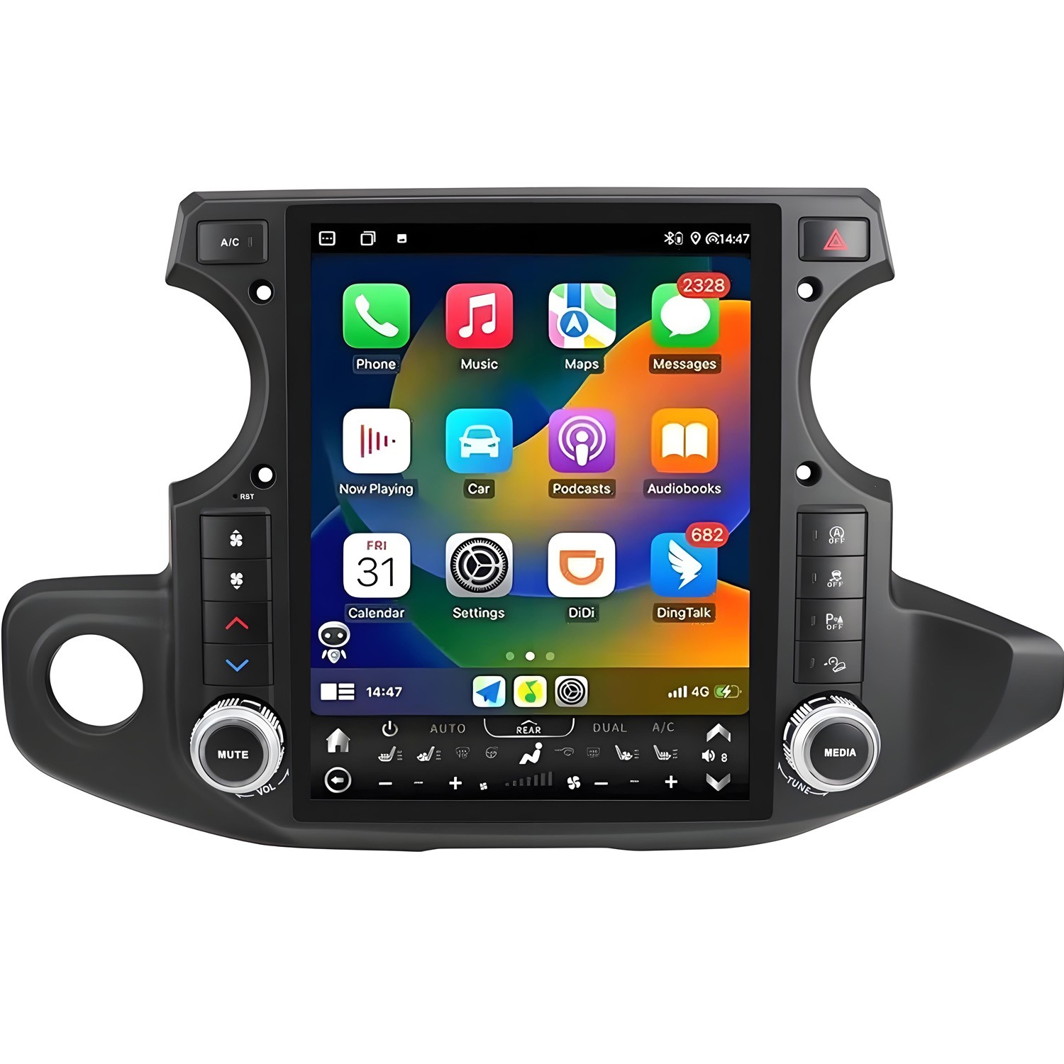 LINKSWELL 12.1″T-Style Radio Stereo for Jeep Wrangler JL Gladiator 2018-2023 GPS