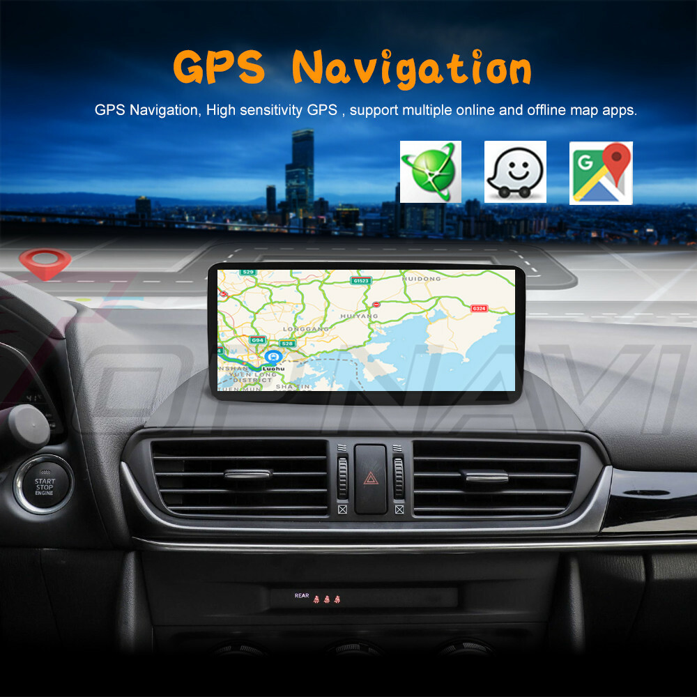 10.25Inch Androind 10.0 Car GPS Navi for Mazda 3 2014-2019 Stereo Radio 4G WIFI