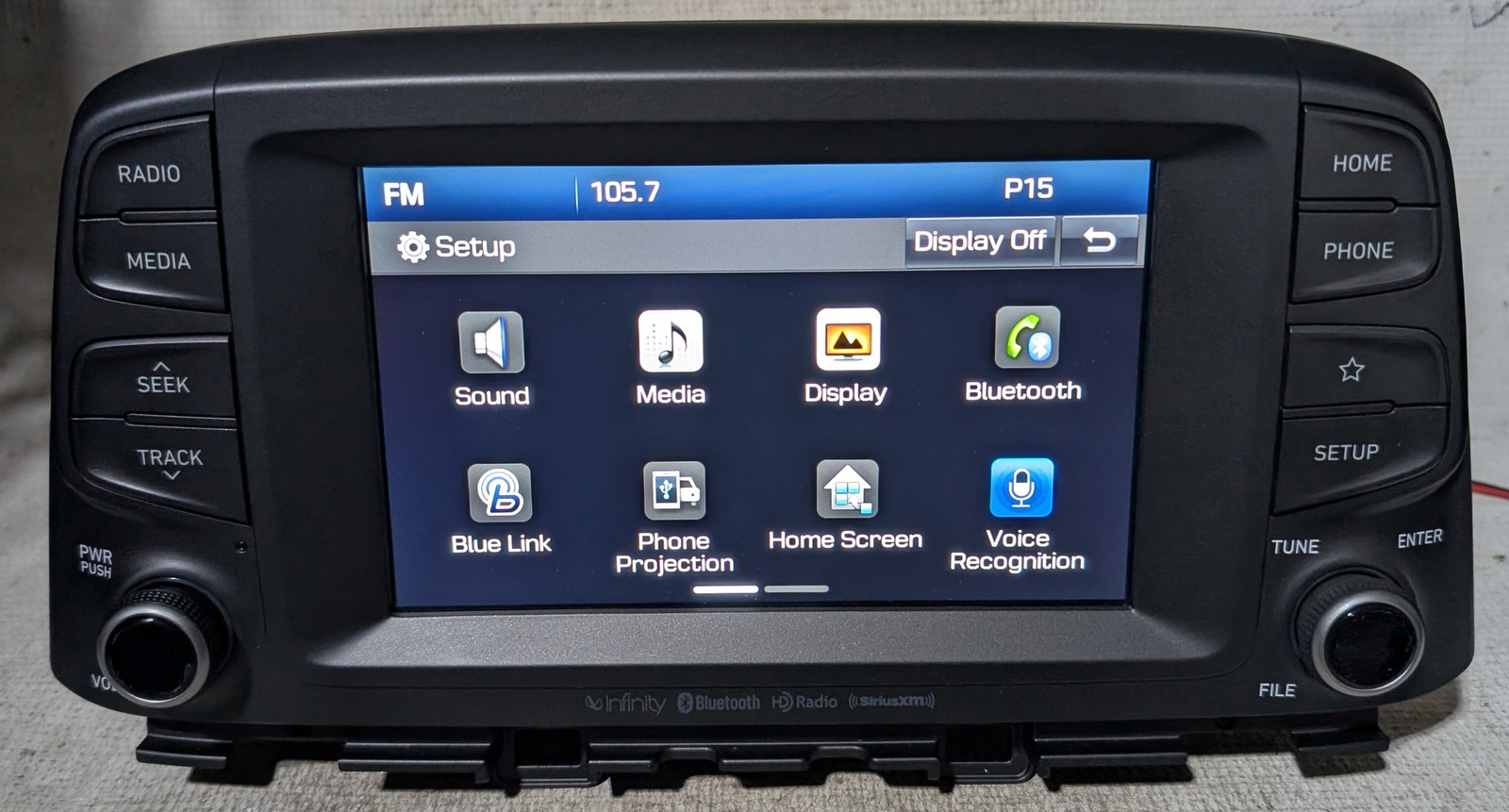 Hyundai Kona 2019 2020 2021 Factory Infinity Bluetooth Media Radio 96160J9160TMT