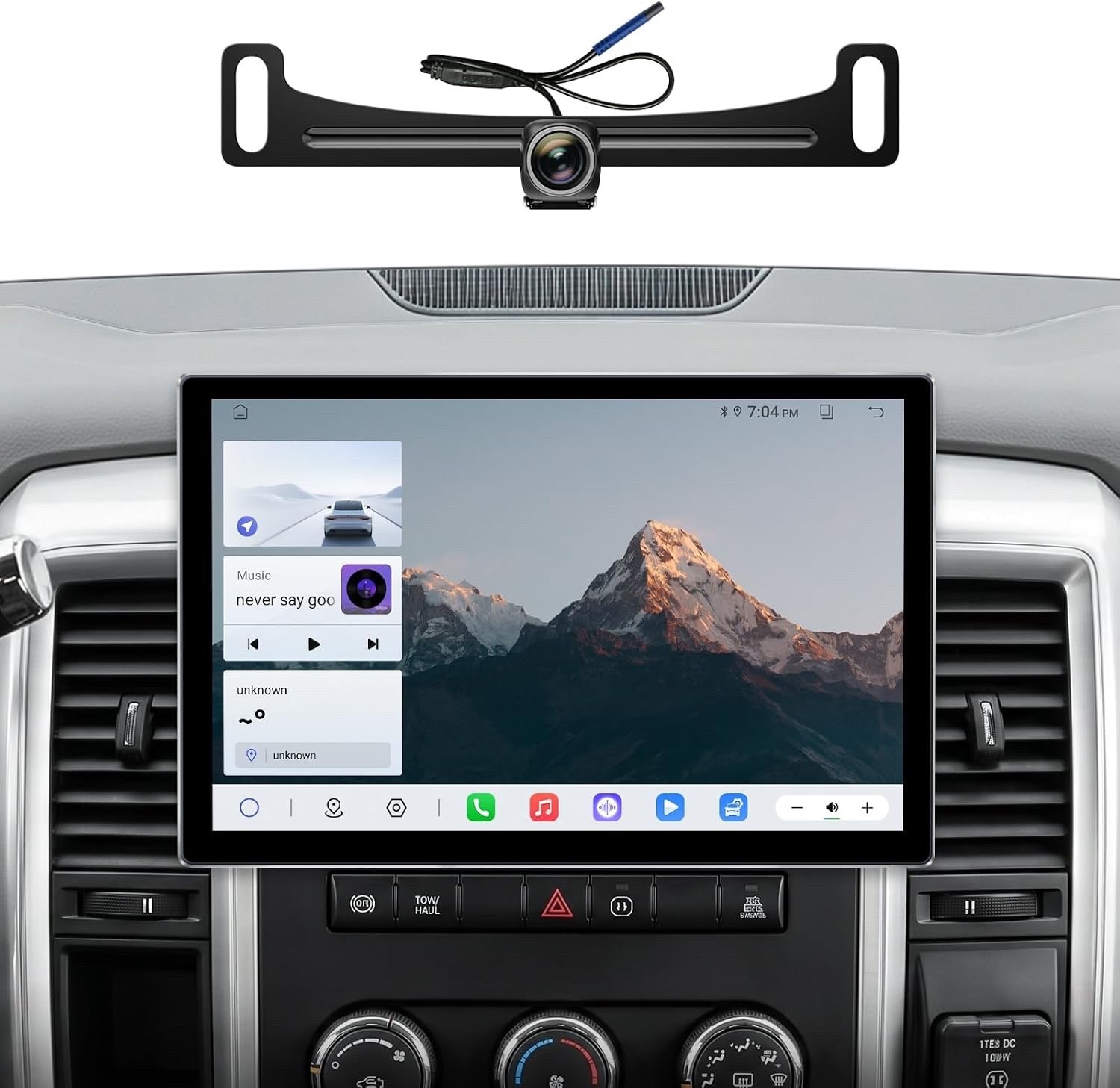 11.5″ Touchscreen Radio for Dodge Ram 2009-2012 & Jeep Wrangler JK 2007-18