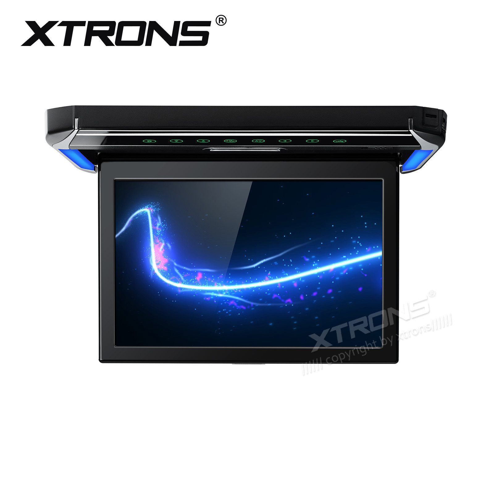 XTRONS 12.1″ Car Overhead Player Wide Screen 1080P Flip Down Roof Mount Monitor