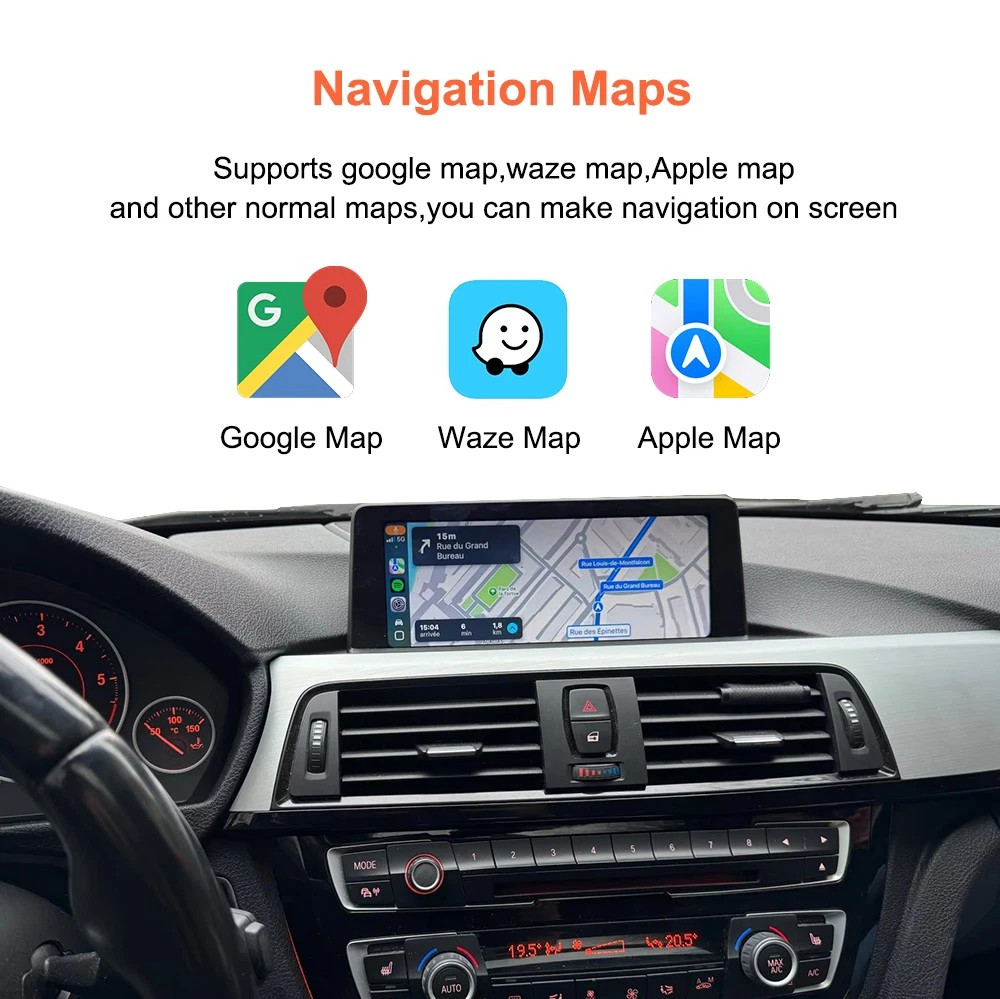 Wireless CarPlay/Android Auto Module For BMW 1 2 3 4 5 Series X1 X3 X4 X5F20 NBT