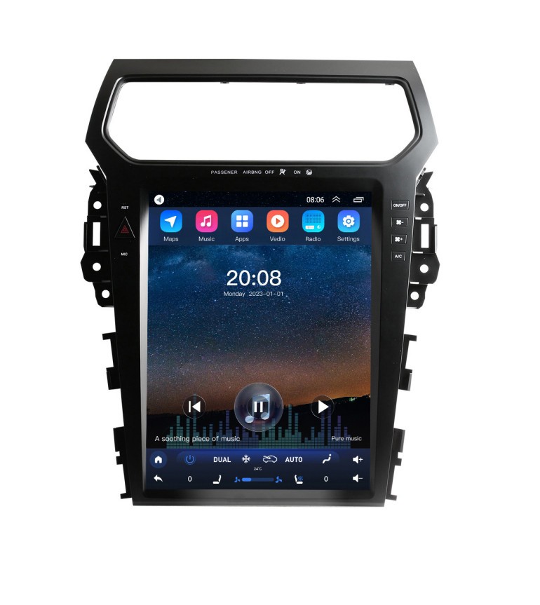 NEW 12.1″ HD Android Car Radio GPS Navigation 2+32GB For Ford Explorer 2011-2019