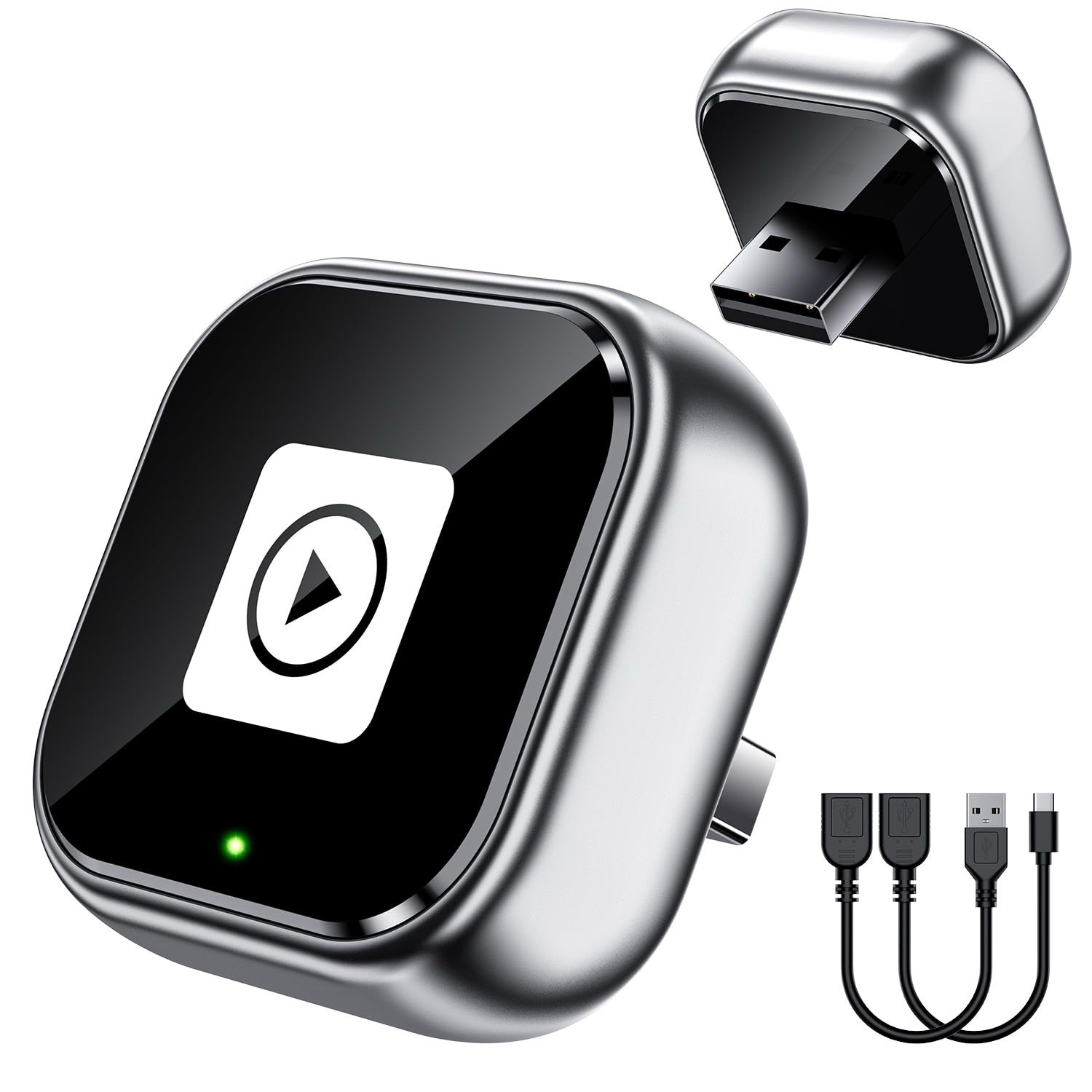Wireless Carplay Adapter,Wired CarPlay to Wireless,Mini USB Design for Car Play.