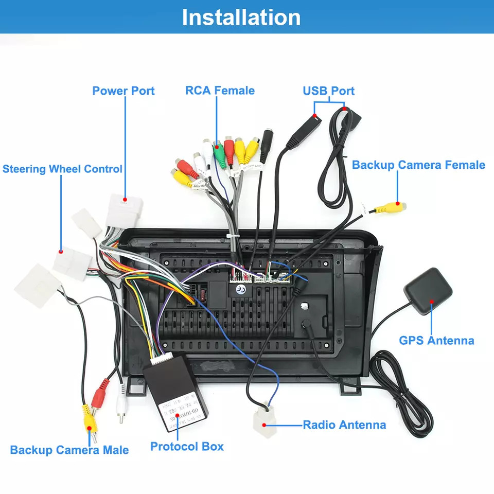 13.1″ Android 13 Car Stereo Radio for Toyota Tundra 2007-2013 Sequoia GPS WIFI
