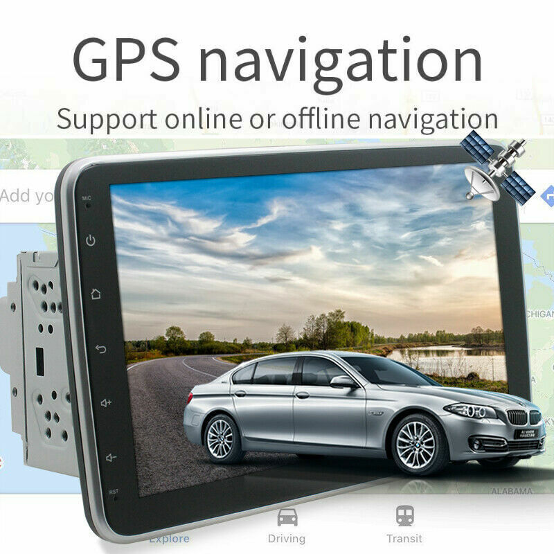 Android 15.0 10.1inch Car Stereo Radio No-DVD Player Car GPS In Dash Navi Wifi