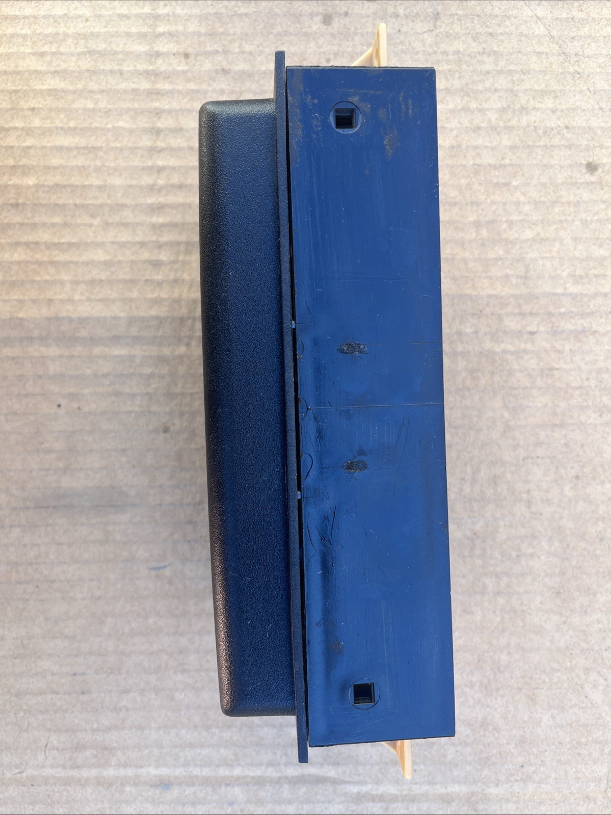 C4 Corvette OEM USED 1984-96 BLACK Front Radio Stereo Cover Frame Trim Bezel