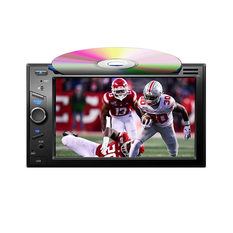 6.2 Inch 2 DIN Universal Car DVD CD Player Stereo Audio Multimedia For Carplay