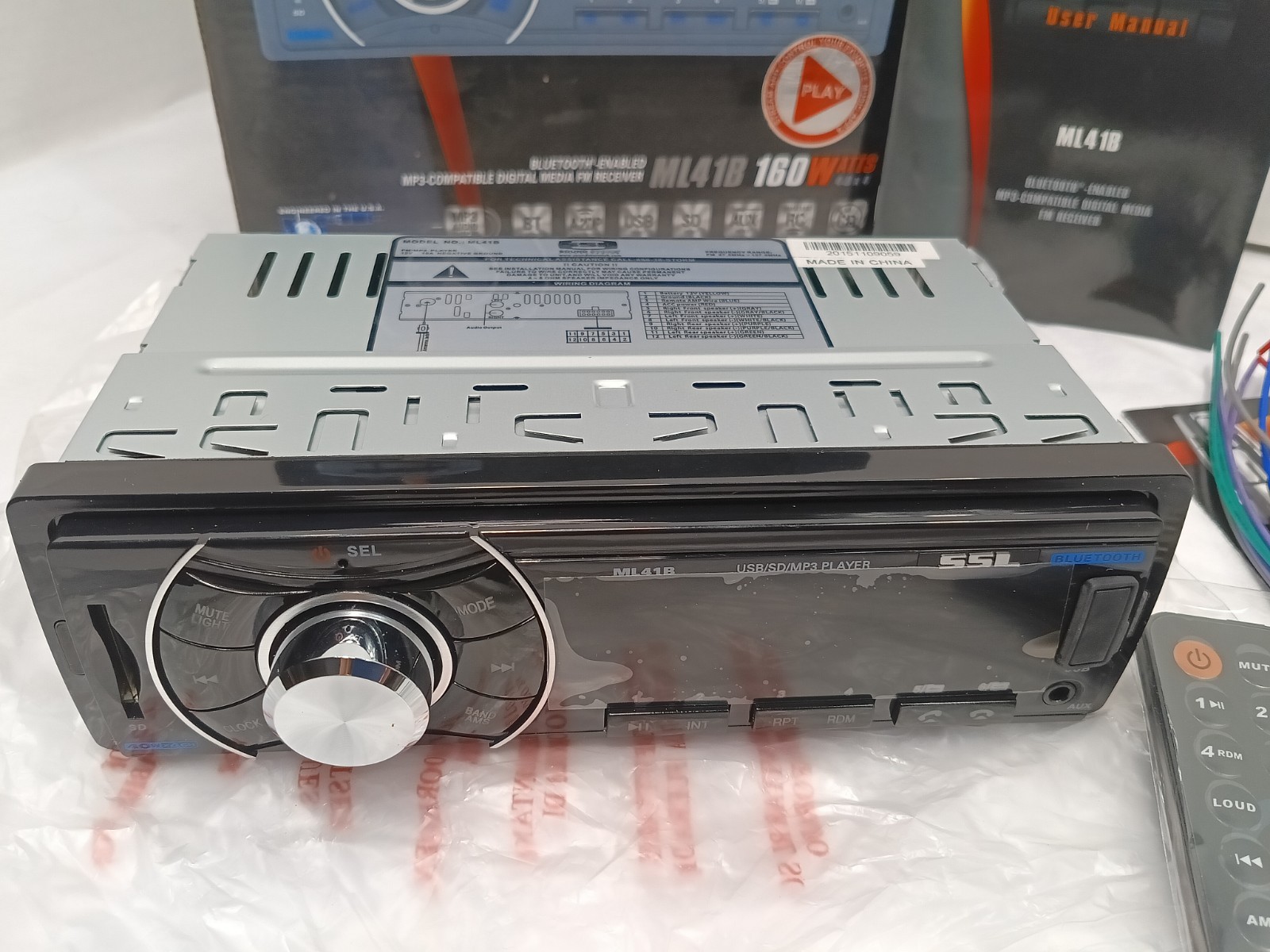 SSL ML41B Bluetooth MP3 Compatible Digital Media FM Receiver 160 Watts