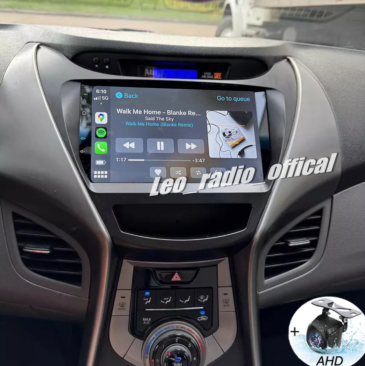 For Hyundai Elantra 2011 2012 2013 Apple Carplay Android 15 Car Radio GPS 4+64G