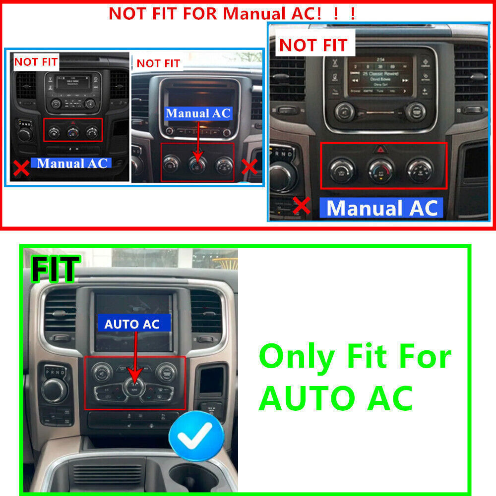 For 2014-2018 Dodge Ram 1500 2500 Android 12 Carplay Car Stereo Radio GPS