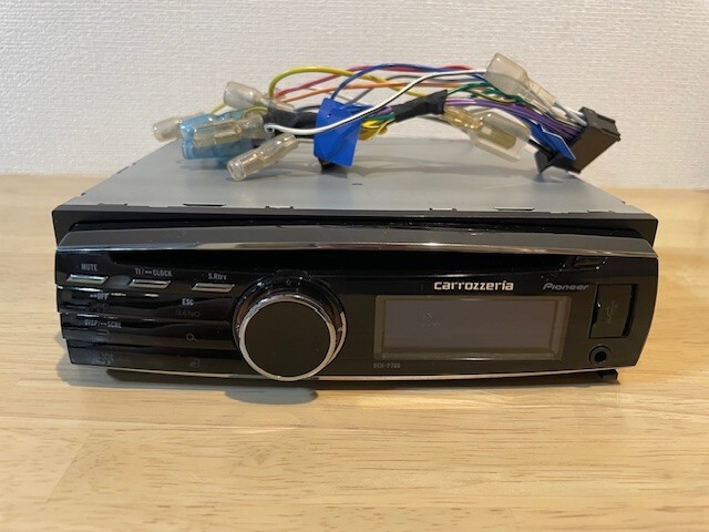 Pioneer Carrozzeria DEH-P760 1Din Car Audio CD Player AUX Working Tested