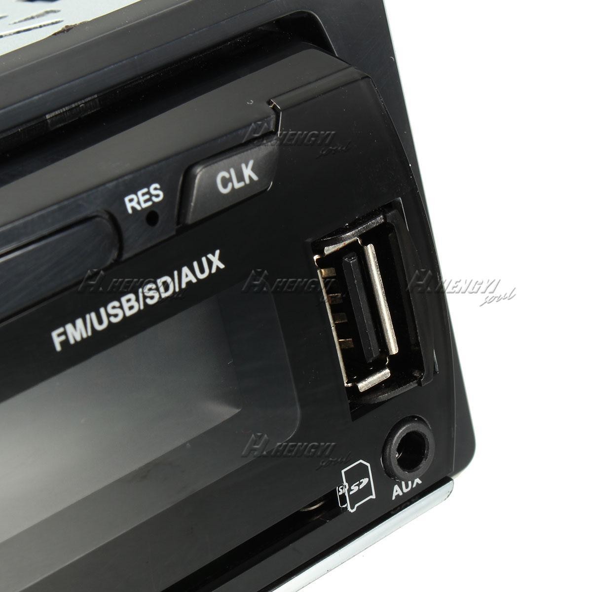 Car Radio Stereo 1Din Bluetooth FM Audio Head MP3/USB/SD/AUX In-Dash Unit Player