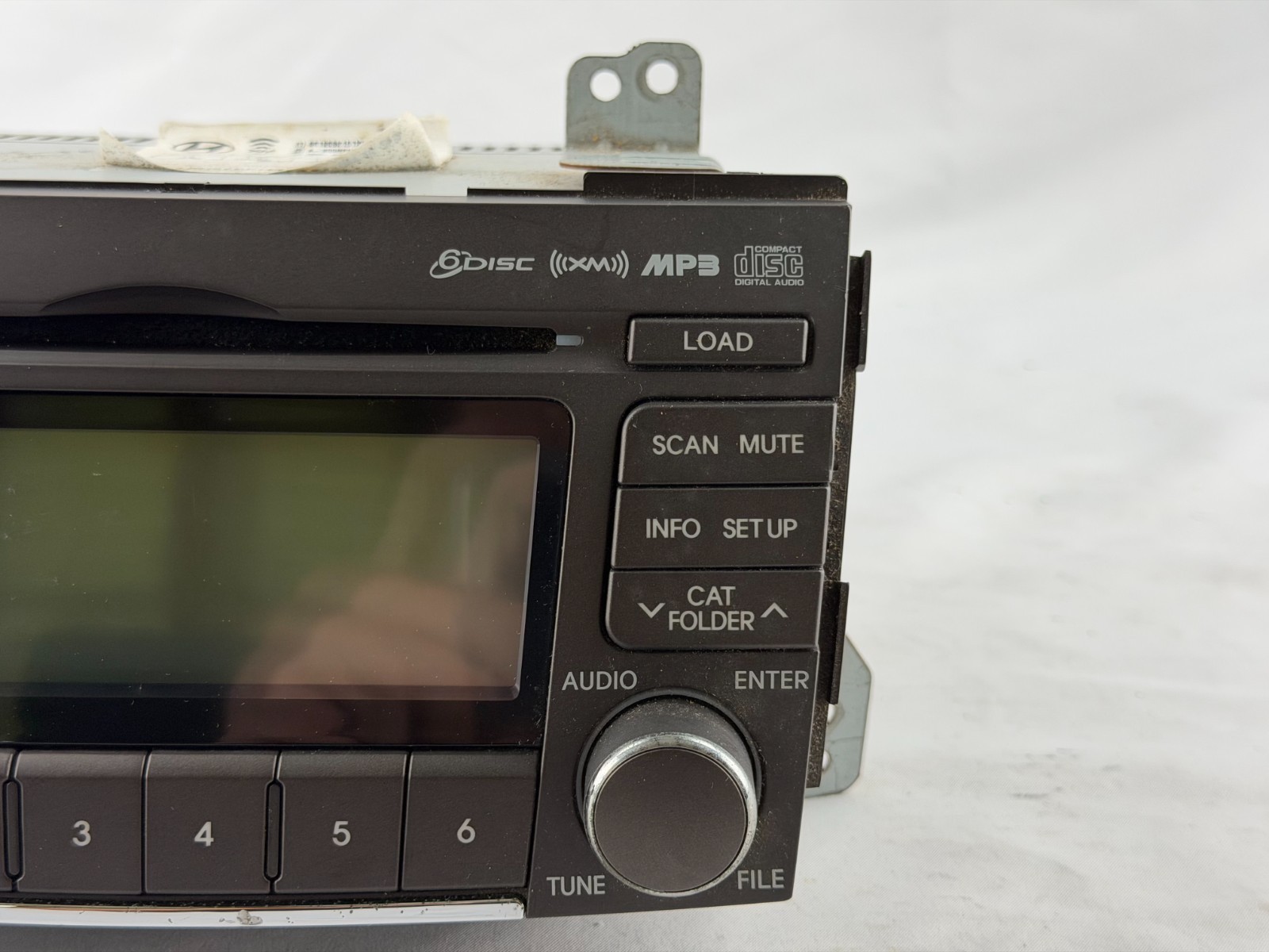 Hyundai Infinity 6-Disc CD MP3 Radio Receiver 96195-3K151 Tested Functional