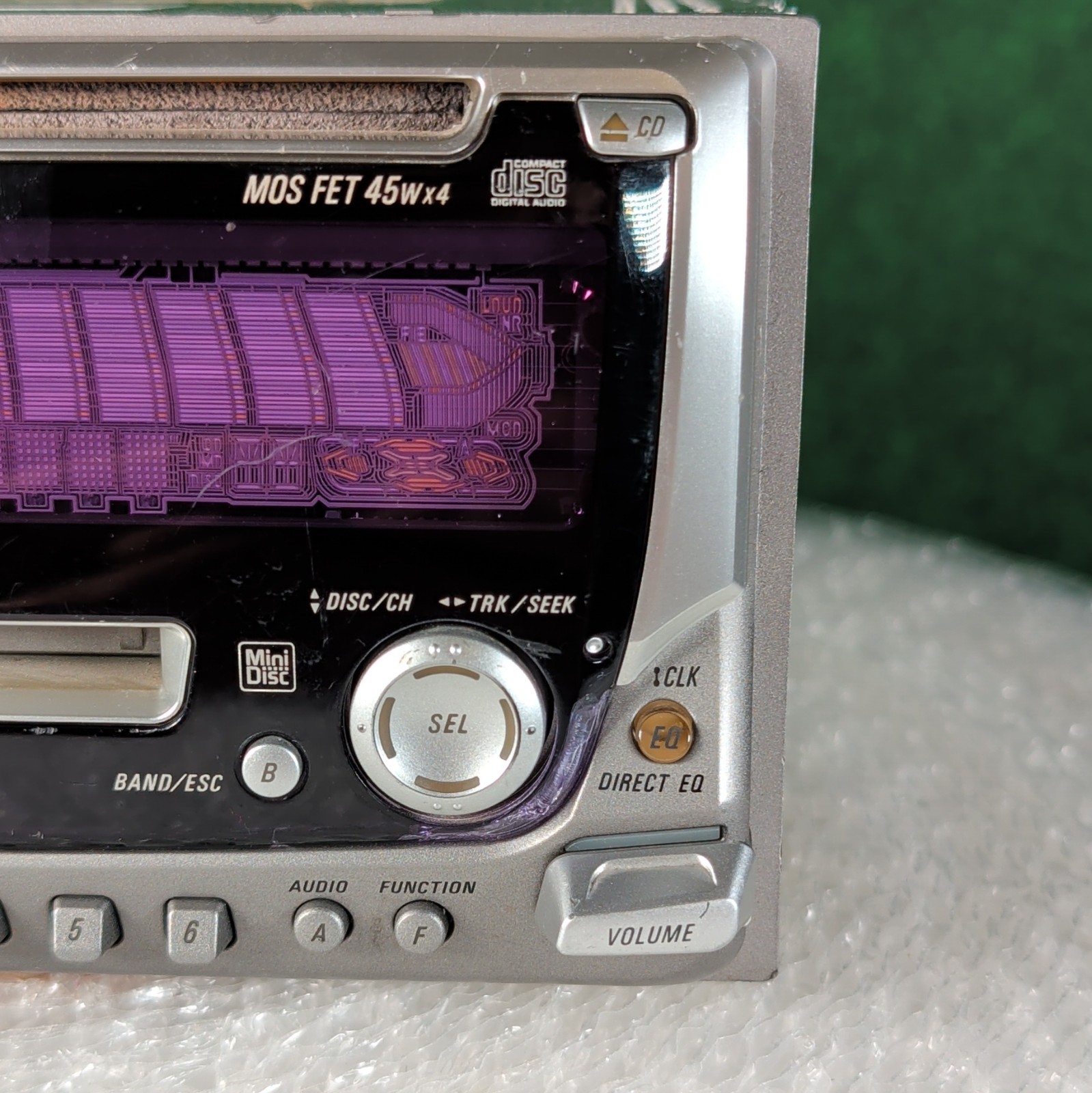 Pioneer Carrozzeria FH-P55MD 2DIN CD MD Player Tested see the pictures