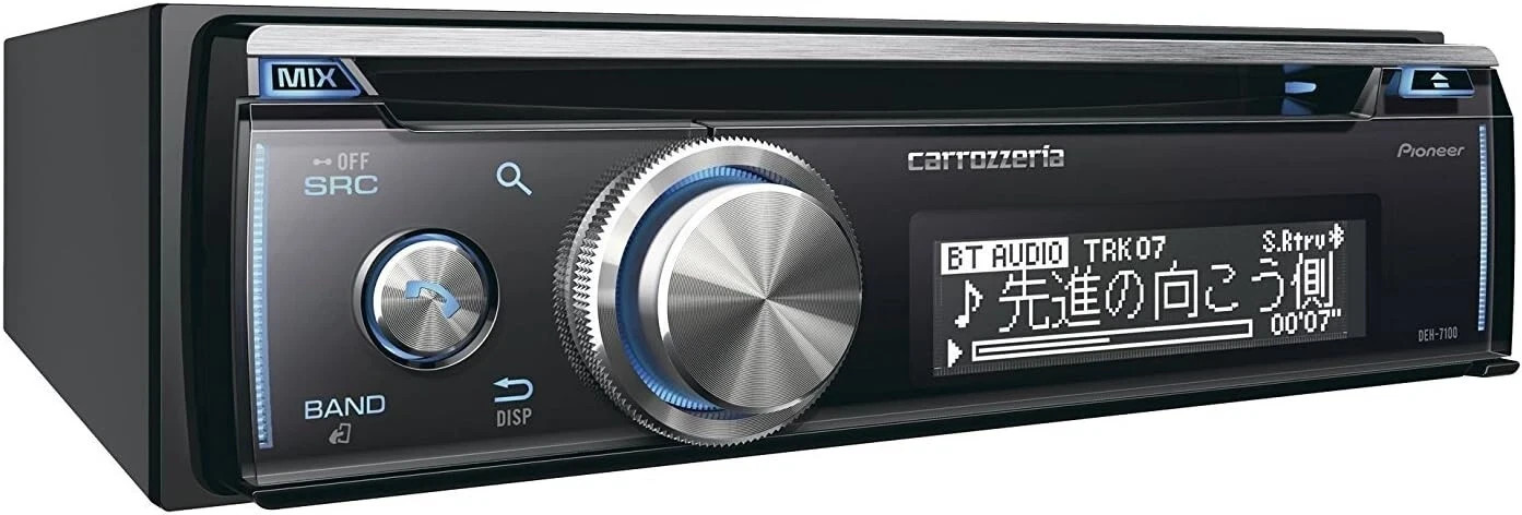 Carrozzeria (Pioneer) Car Audio DEH-7100 1DIN CD/USB/Bluetooth New