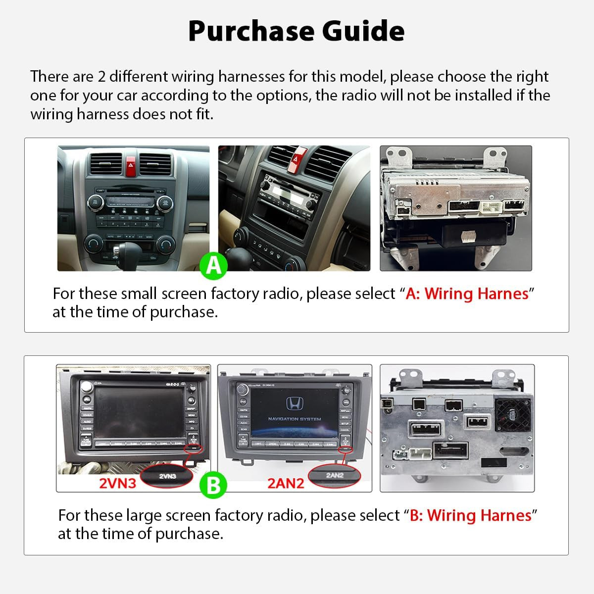 Car Radio for Honda CRV 2007-2011 Android 13 Car Stereo 9 Inch Touch Screen Head