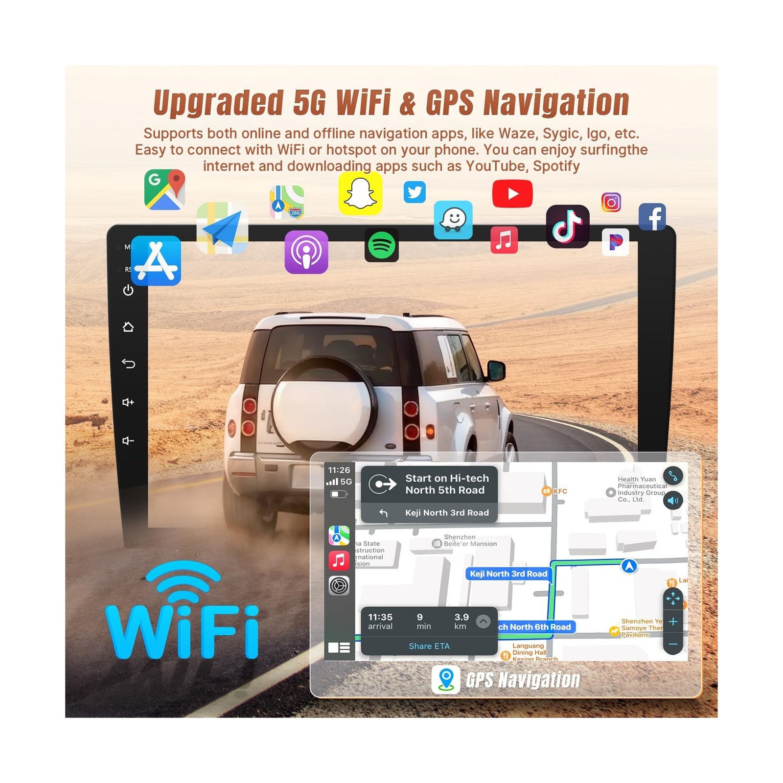 Android 12 Car Radio for Hyundai Elantra 2014 2015 2016 with CarPlay Android …
