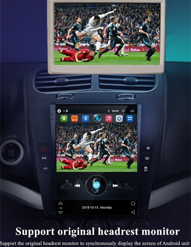9.7″ Android Car Stereo Radio CarPlay GPS Maps Navi For Dodge Journey 2012-2020