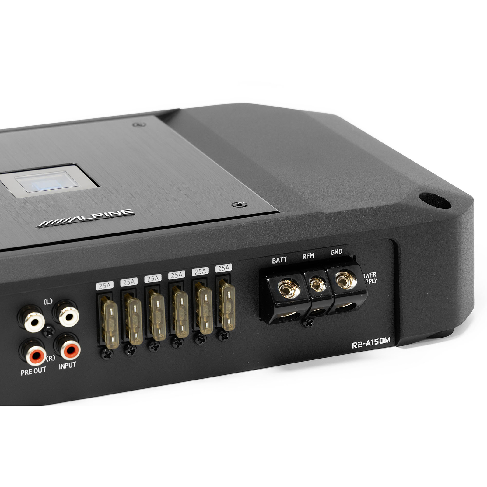 Alpine R2-A150M 1500W R Series Mono Subwoofer Amplifier + TCK4 Wiring Kit