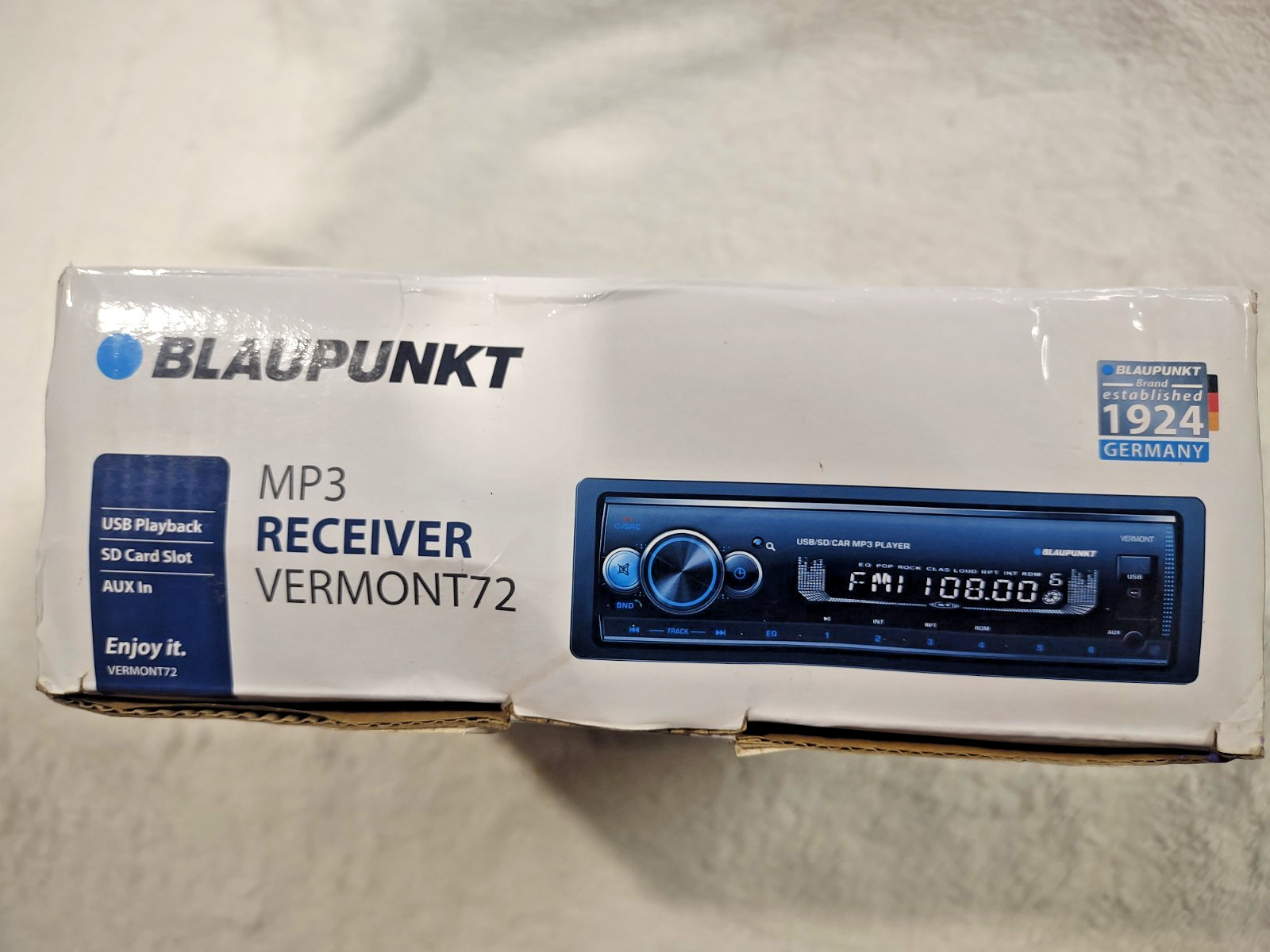 OPEN BOX – Blaupunkt VERMONT72 Mechless Receiver W/ Bluetooth – We Pay Shipping