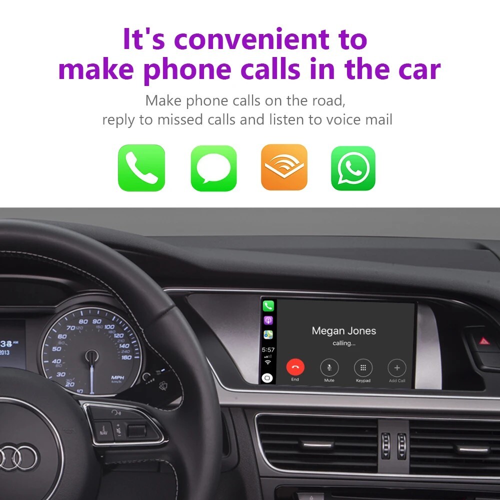 Wireless Apple CarPlay Android Auto for Audi A4 A5 2GMMI 2009-2015