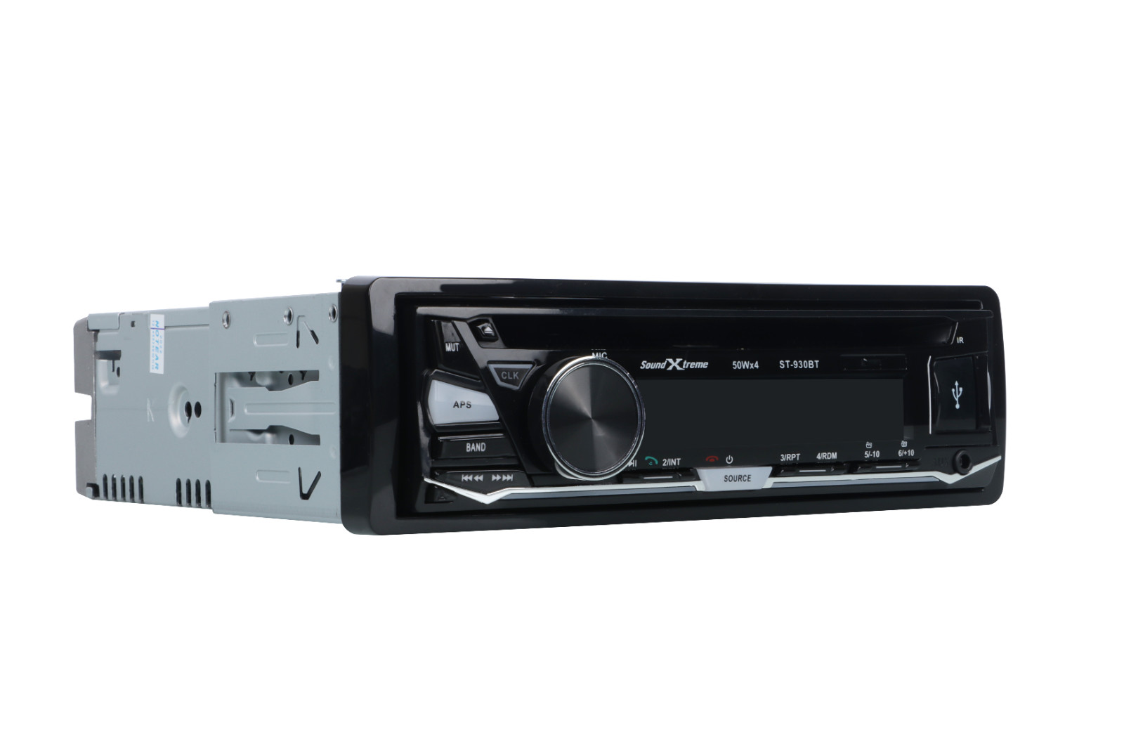 SoundXtreme Single DIN Bluetooth AM FM USB AUX SD CD Player Car Radio Receiver
