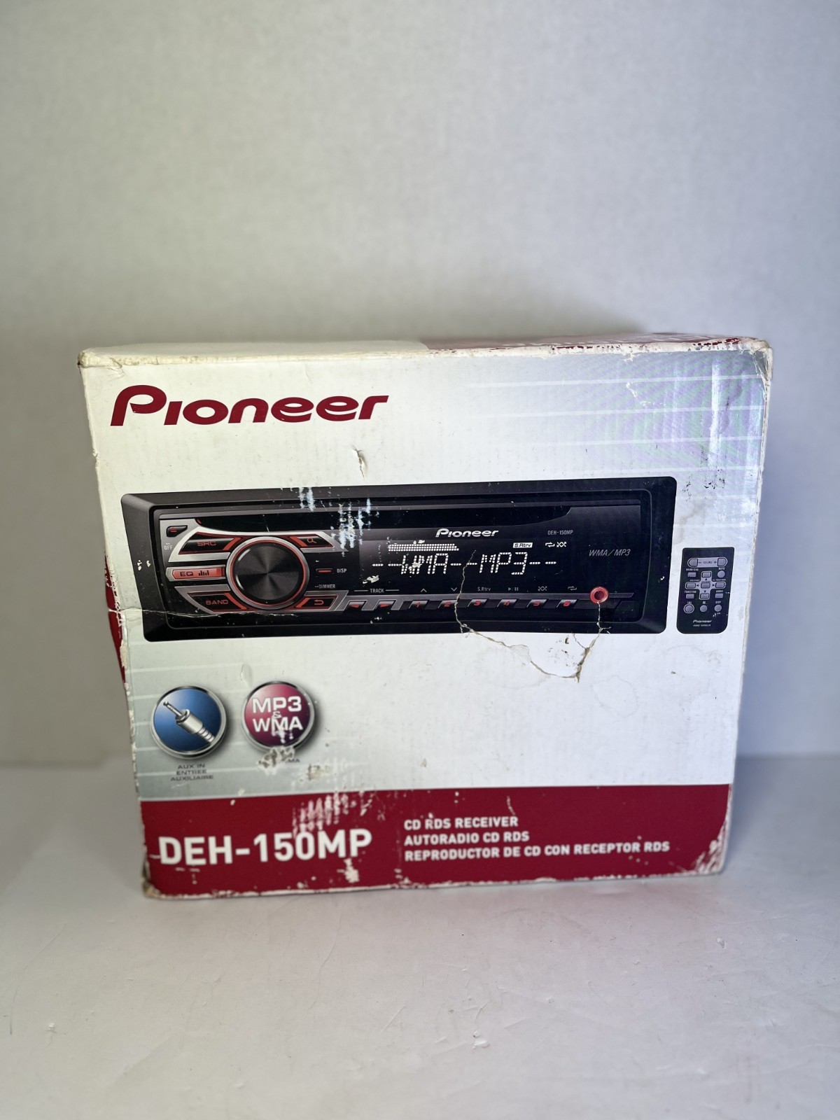 Pioneer DEH-150MP Car Stereo CD MP3 Player In-Dash Receiver Remote