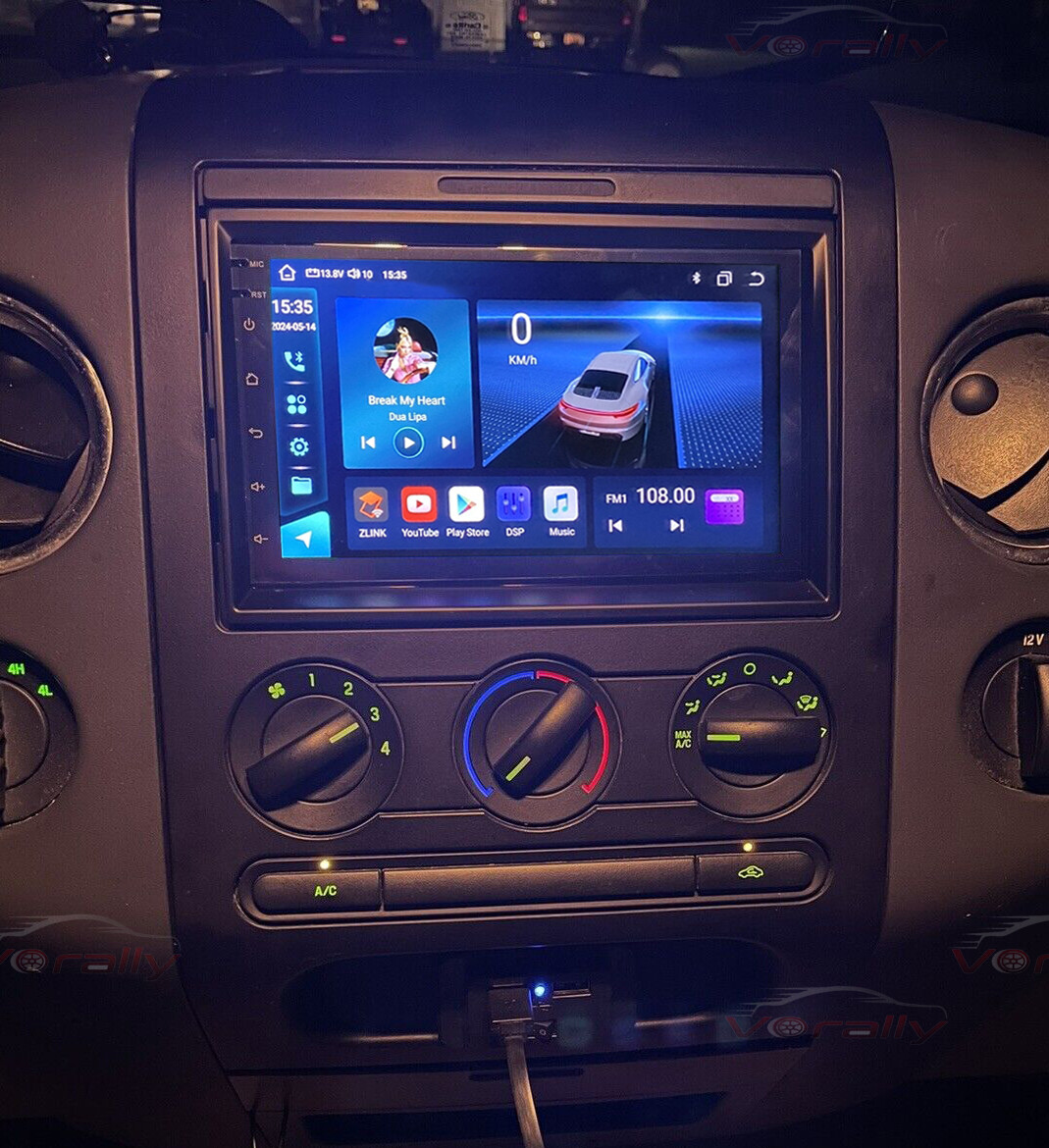 For Ford F-150 2004-2008 Radio Upgrade to Wireless CarPlay Android Auto 7″Screen