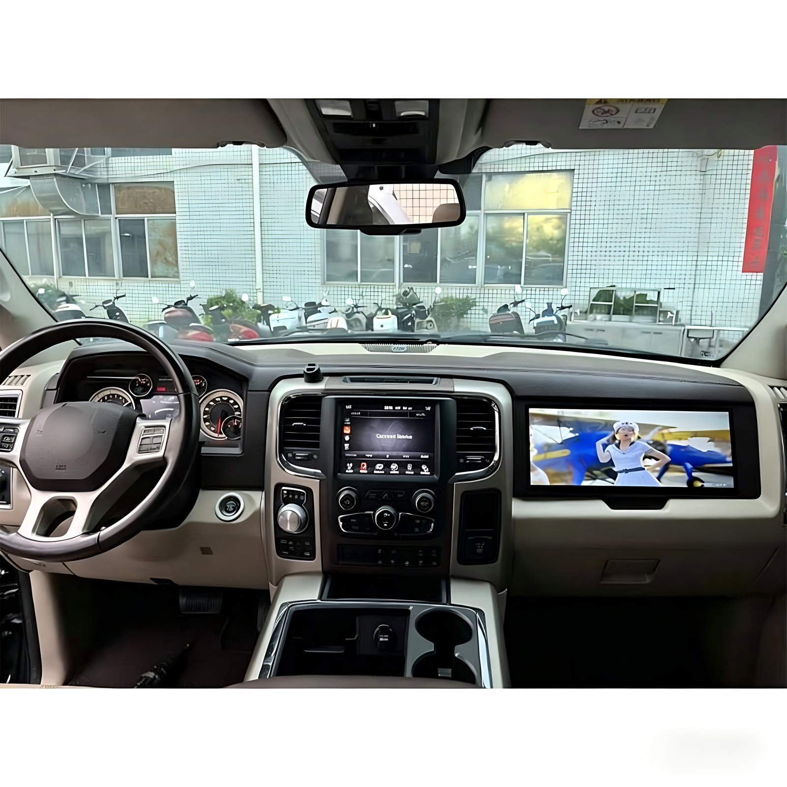 Passenger Side Multimedia Touch Screen 17″ In-Vehicle Display for Dodge RAM