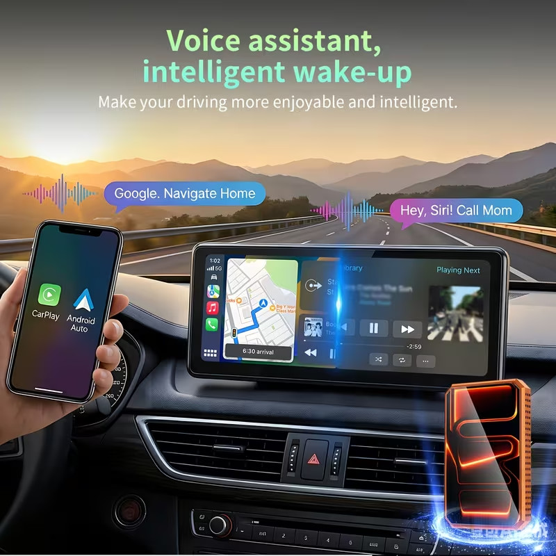 3 In 1 Android12 Wireless CarPlay AI Box Adapter/Android Auto-Multimedia Adapter