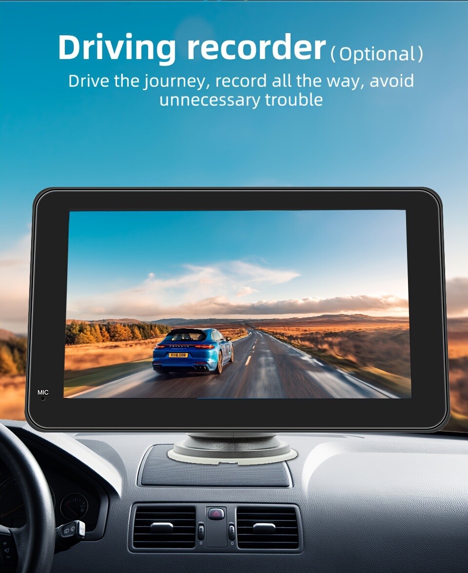 Universal 7-inch touch screen car stereo wireless portable Android iOS wireless