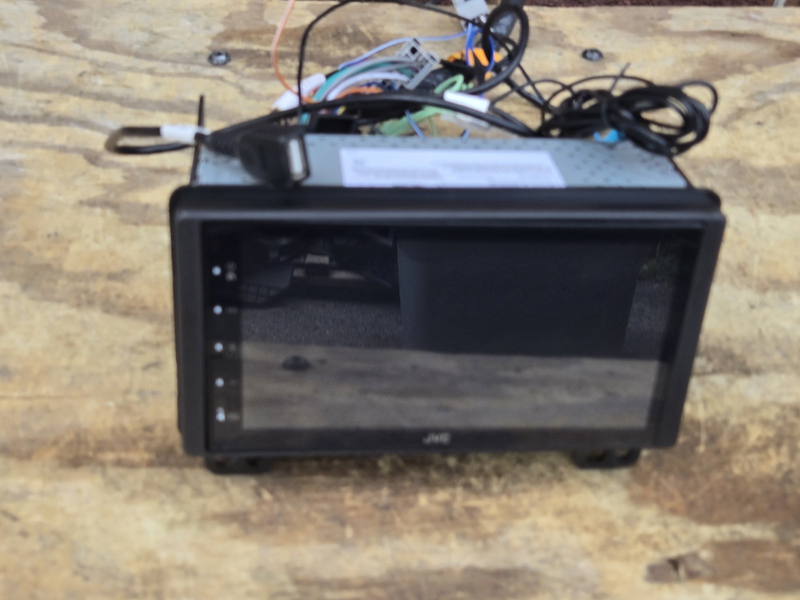 JVC KW-M180BT 6.8″ Short DMR, USB Mirroring, 1Cam, 2V,Fast Startup – Used, Good