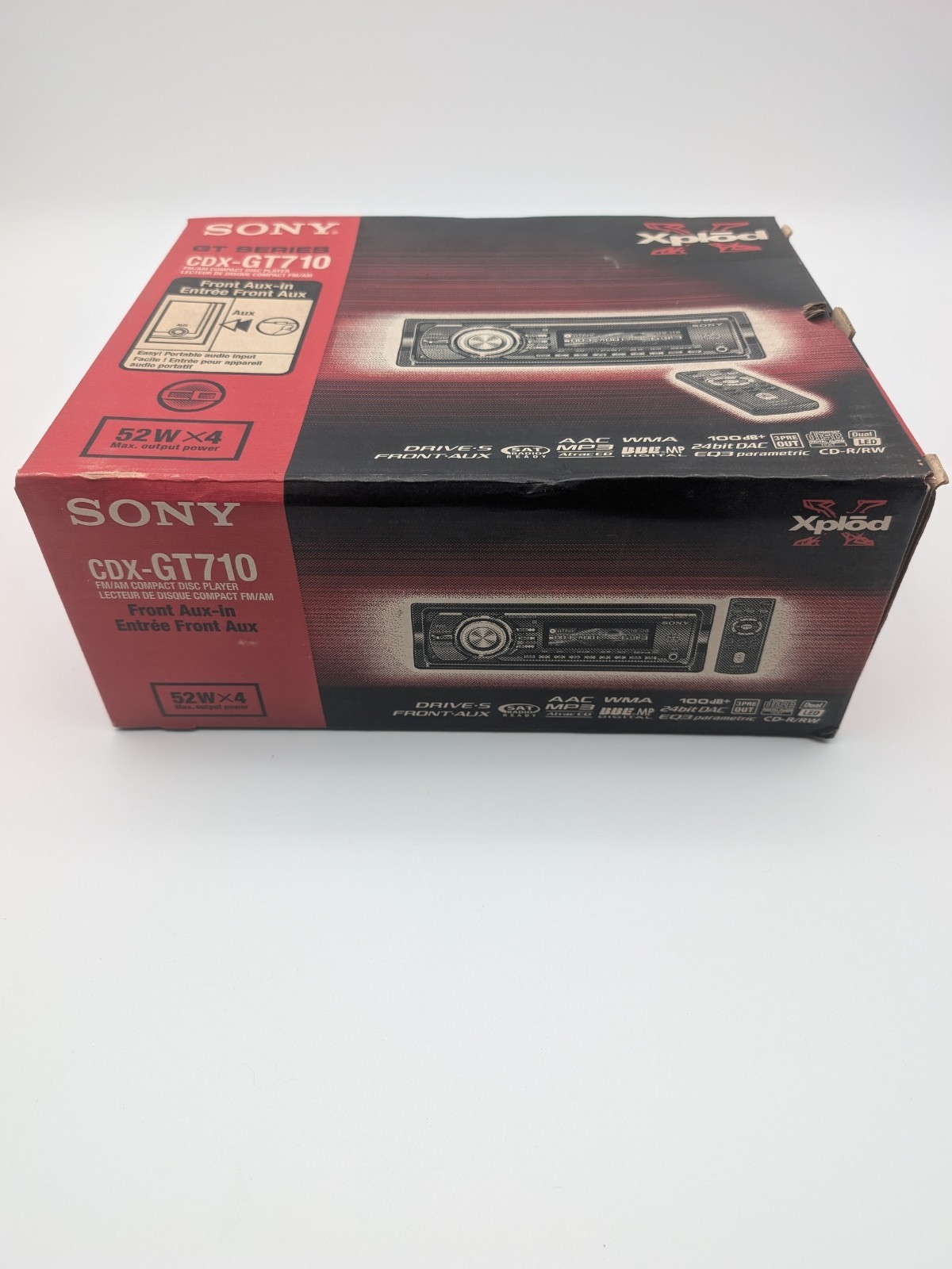 NOS Sony Xplod CDX-GT710 Old School CD Car Audio Stereo Graphics! + Remote