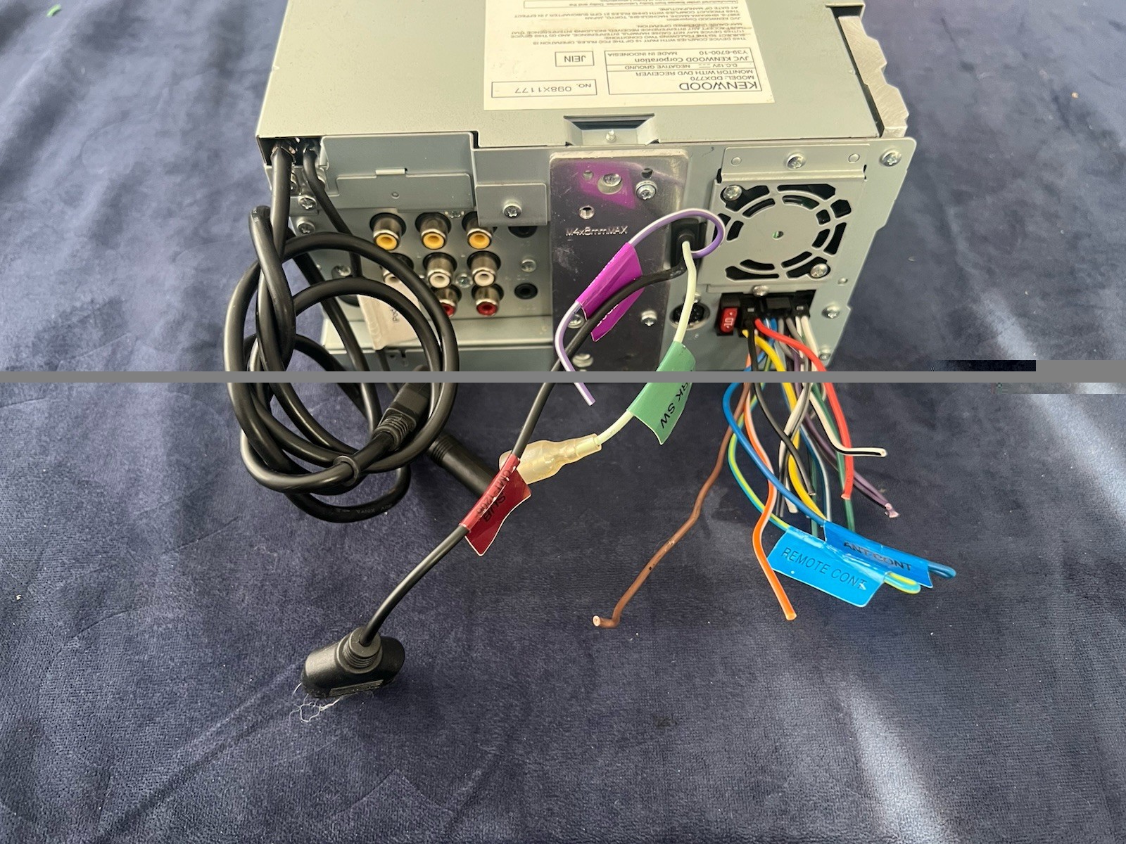 ⭐️Pre-Owned,TESTED⭐️Kenwood BT|USB|CD|DVD|AM/FM-(DDX770)‼️READ DESCRIPTION