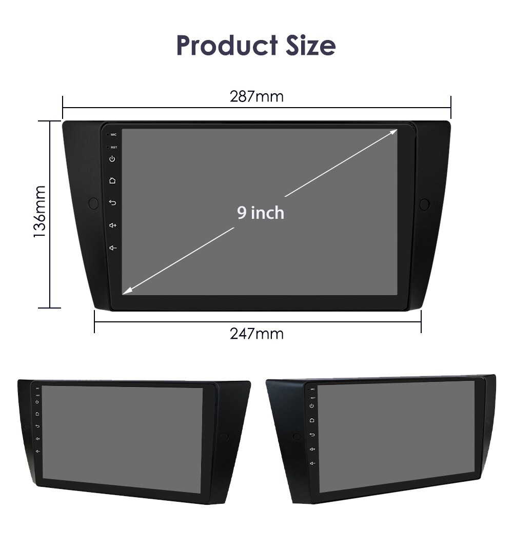 8core for 2005-2011 BMW3 E90 325i 328i CarPlay Android Car Stereo Radio 1280*800